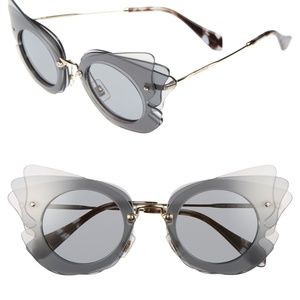 MIU MIU Multi Layered Butterfly Sunglasses NWT